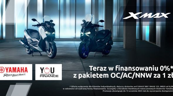 LETNIA PROMOCJA NA SKUTERY XMAX